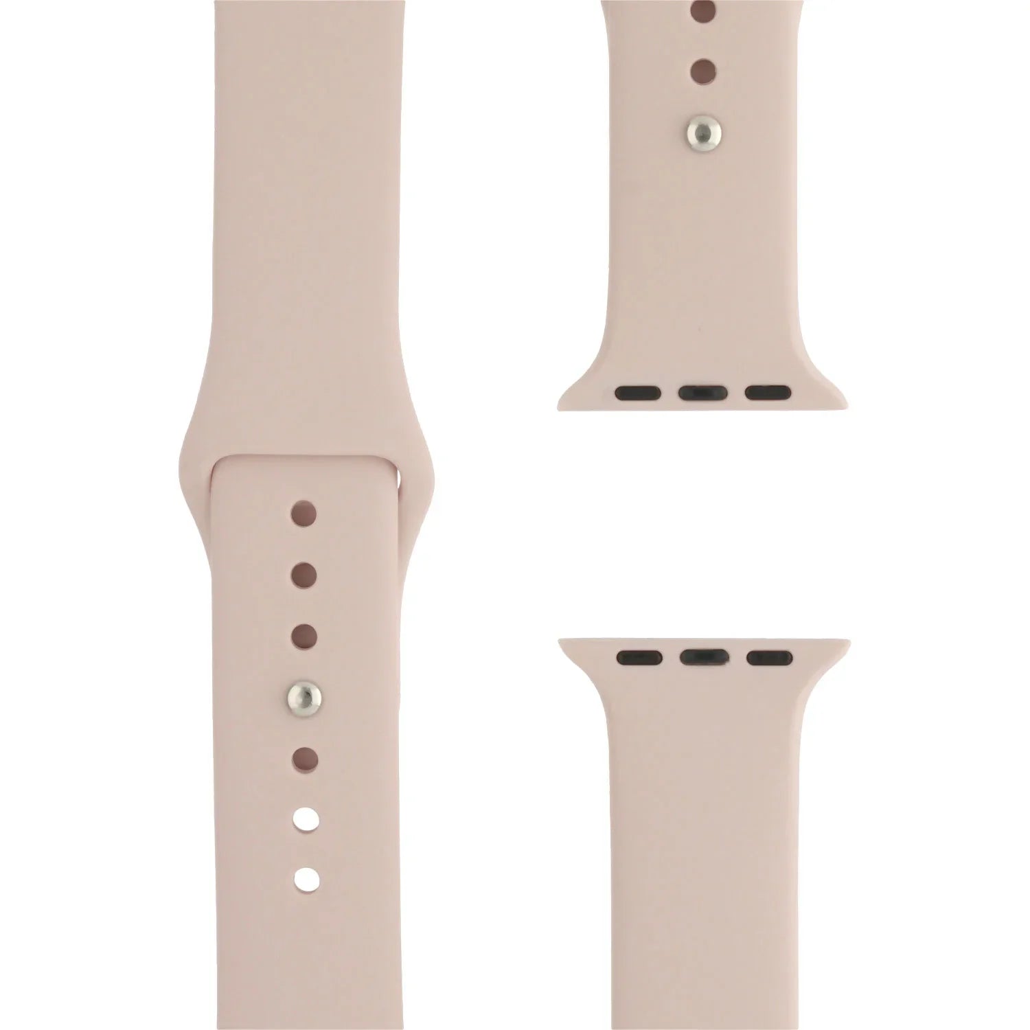 Apple Watch bandje - siliconen - roze zand