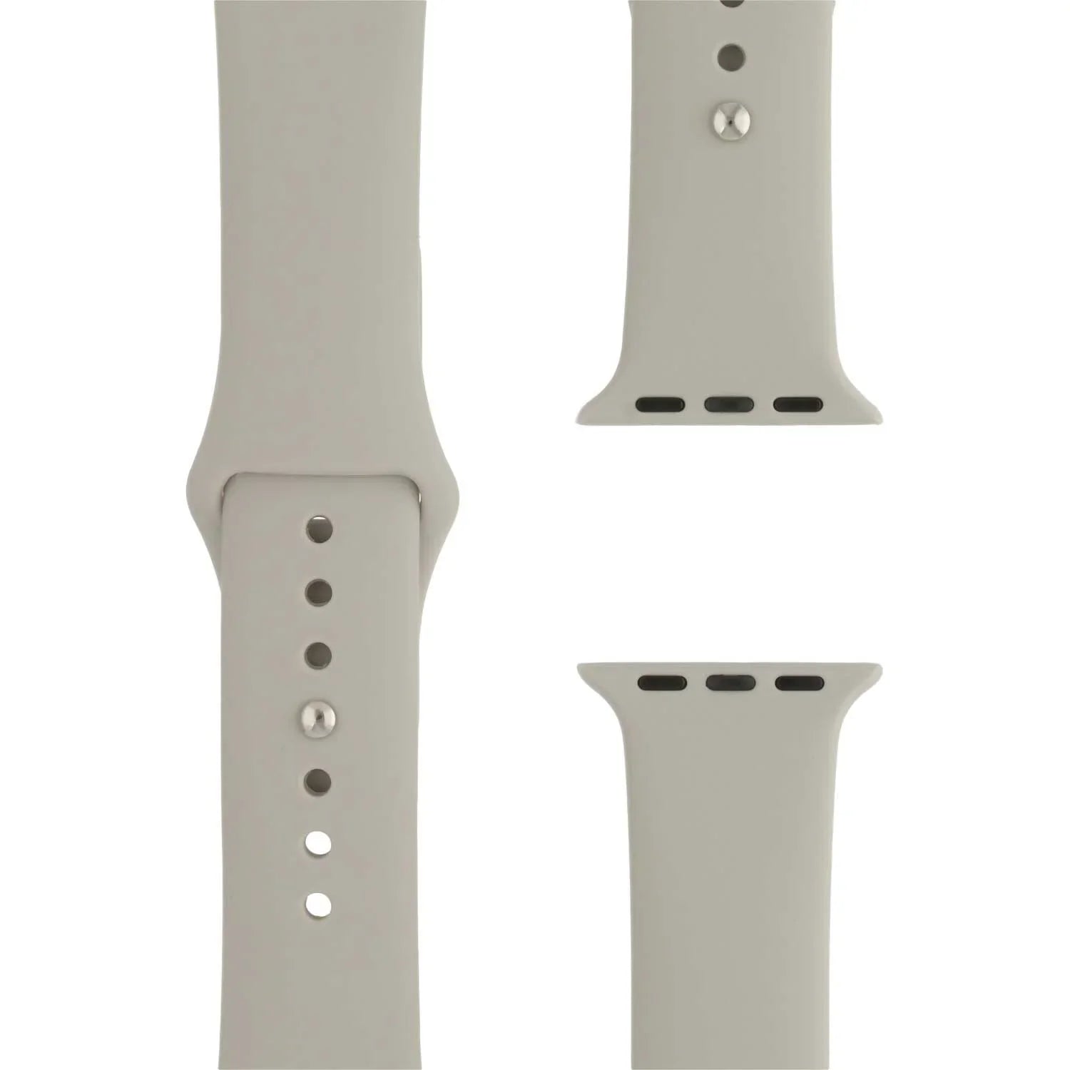 Apple Watch bandje Savro - siliconen - steenbruin