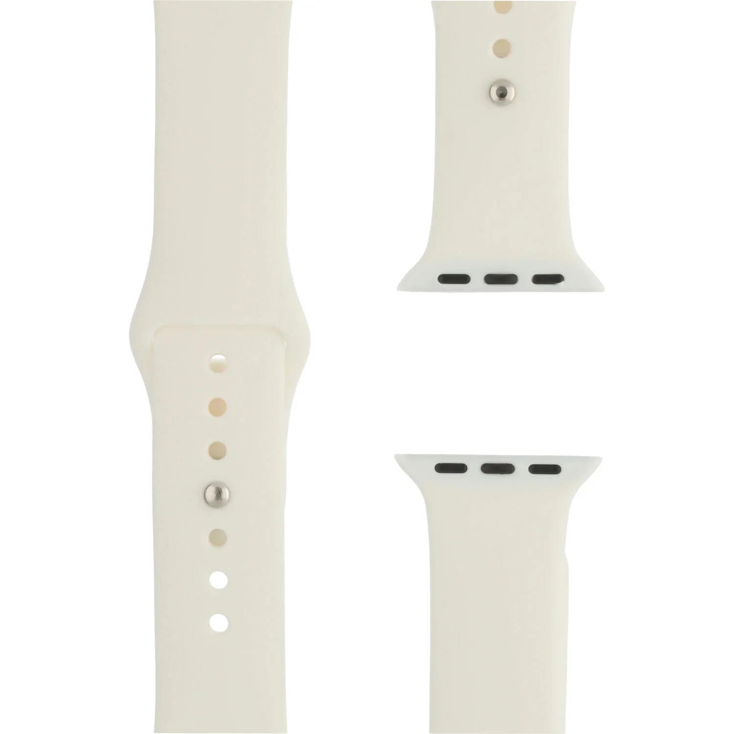 Apple Watch bandje Savro - siliconen - zacht wit