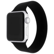 Apple Watch bandje - siliconen - solo loop - zwart