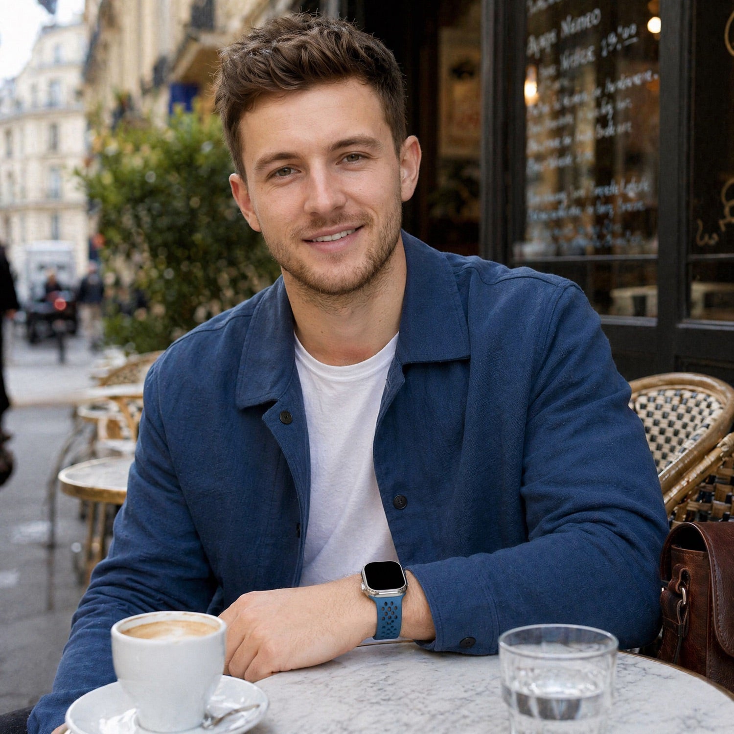 Apple Watch Sprint bandje - siliconen - blauw
