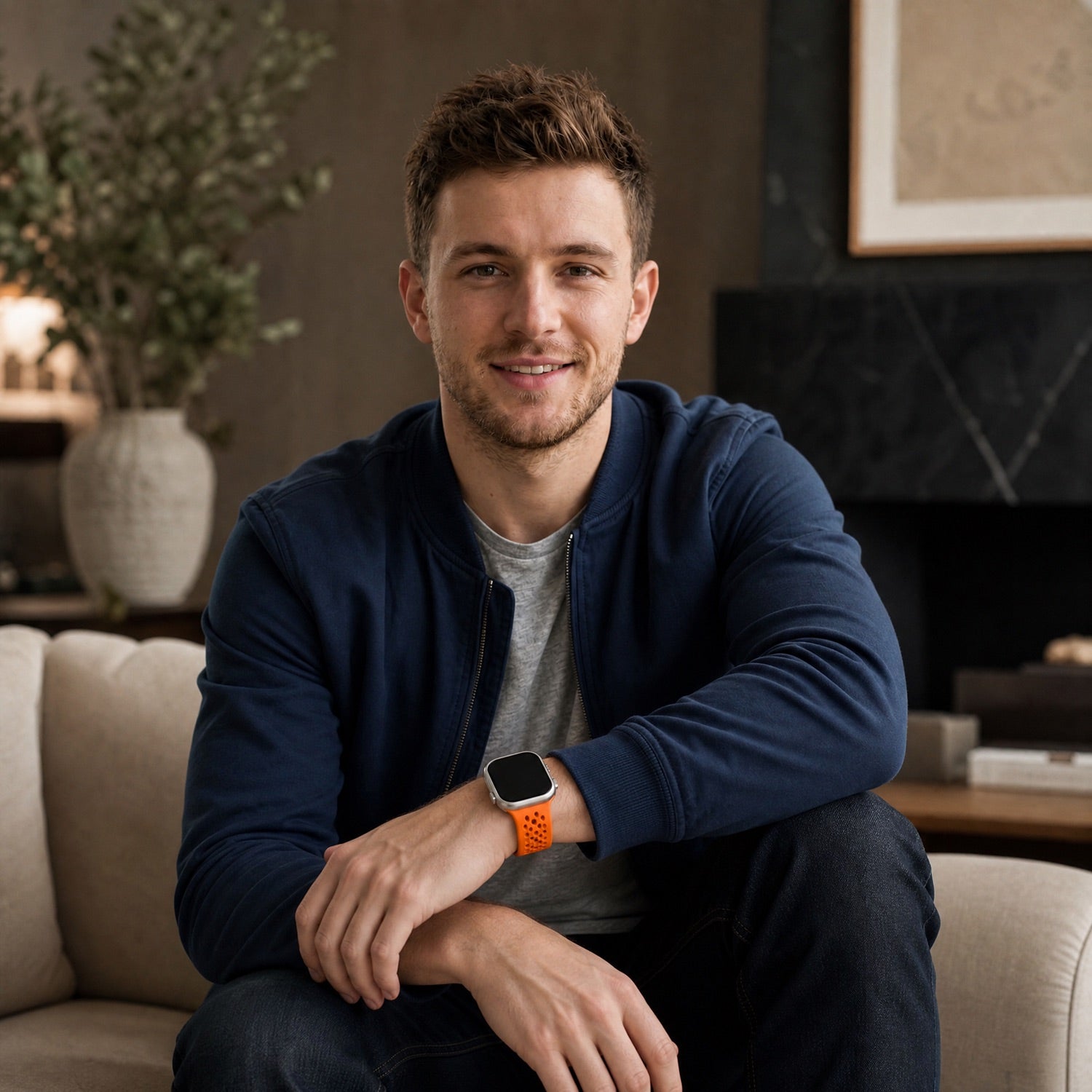 Apple Watch Sprint bandje - siliconen - oranje