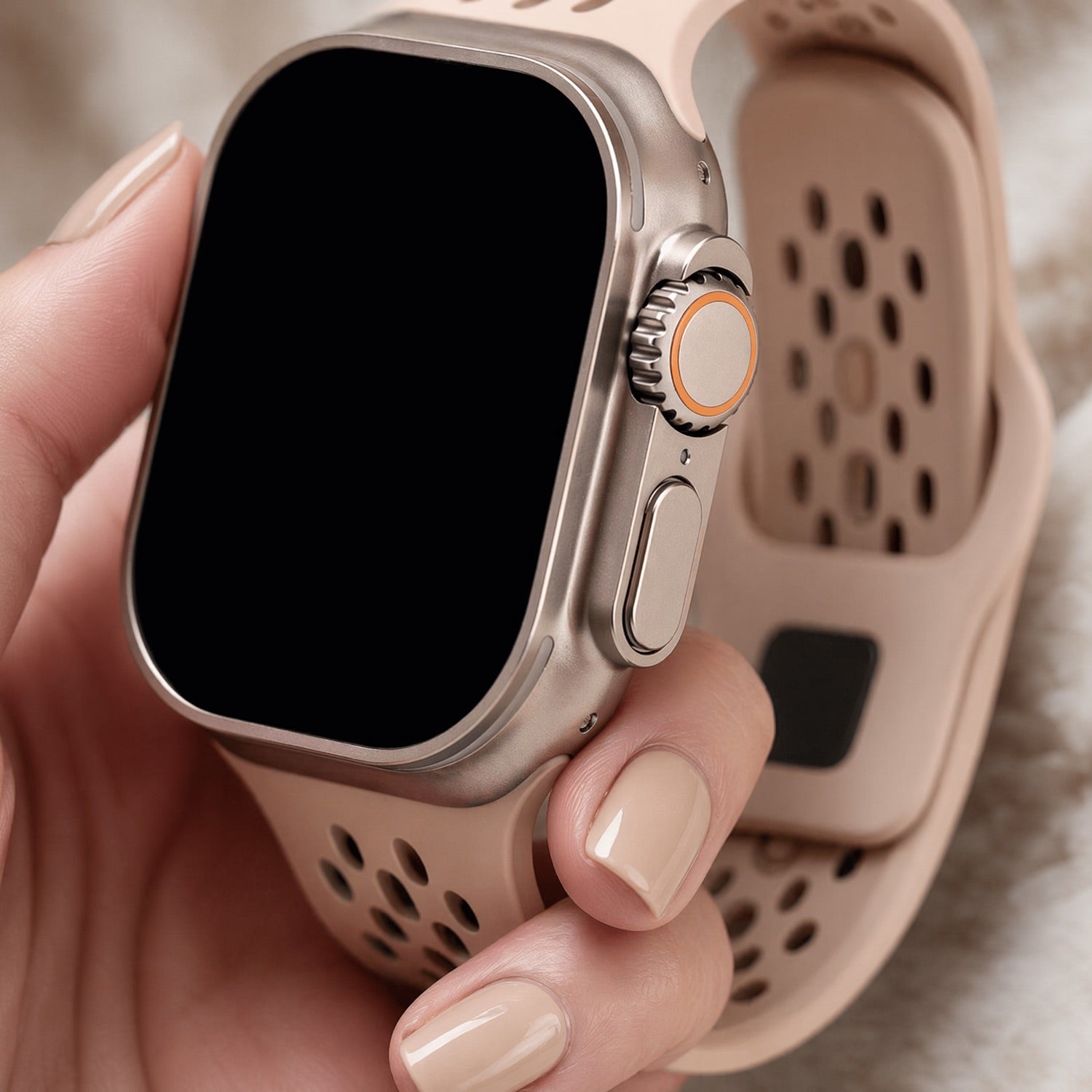 Apple Watch Sprint bandje - siliconen - roze