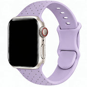 Apple Watch bandje Dots - siliconen - paars