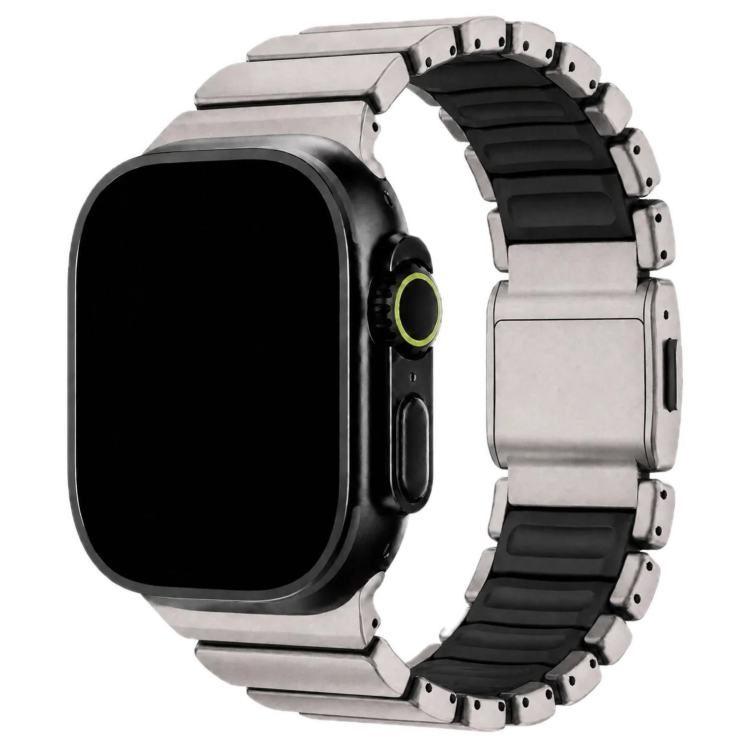 Apple Watch bandje Ember - staal - titanium zwart