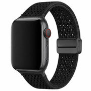 Apple Watch bandje Knit - nylon - zwart