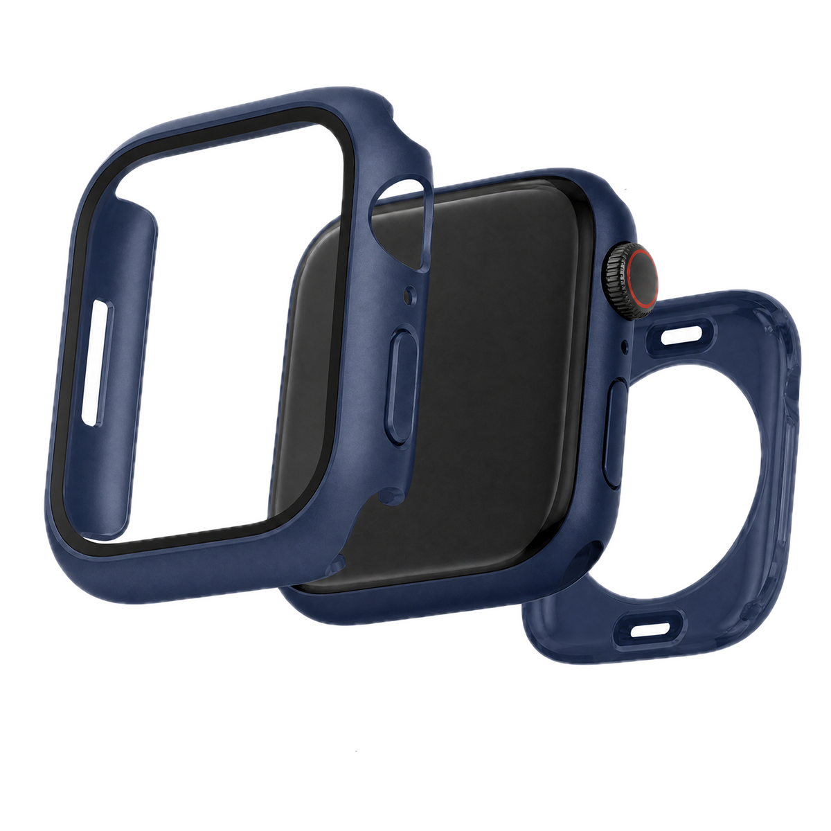 Apple Watch full body hardcase Armor - middernachtblauw