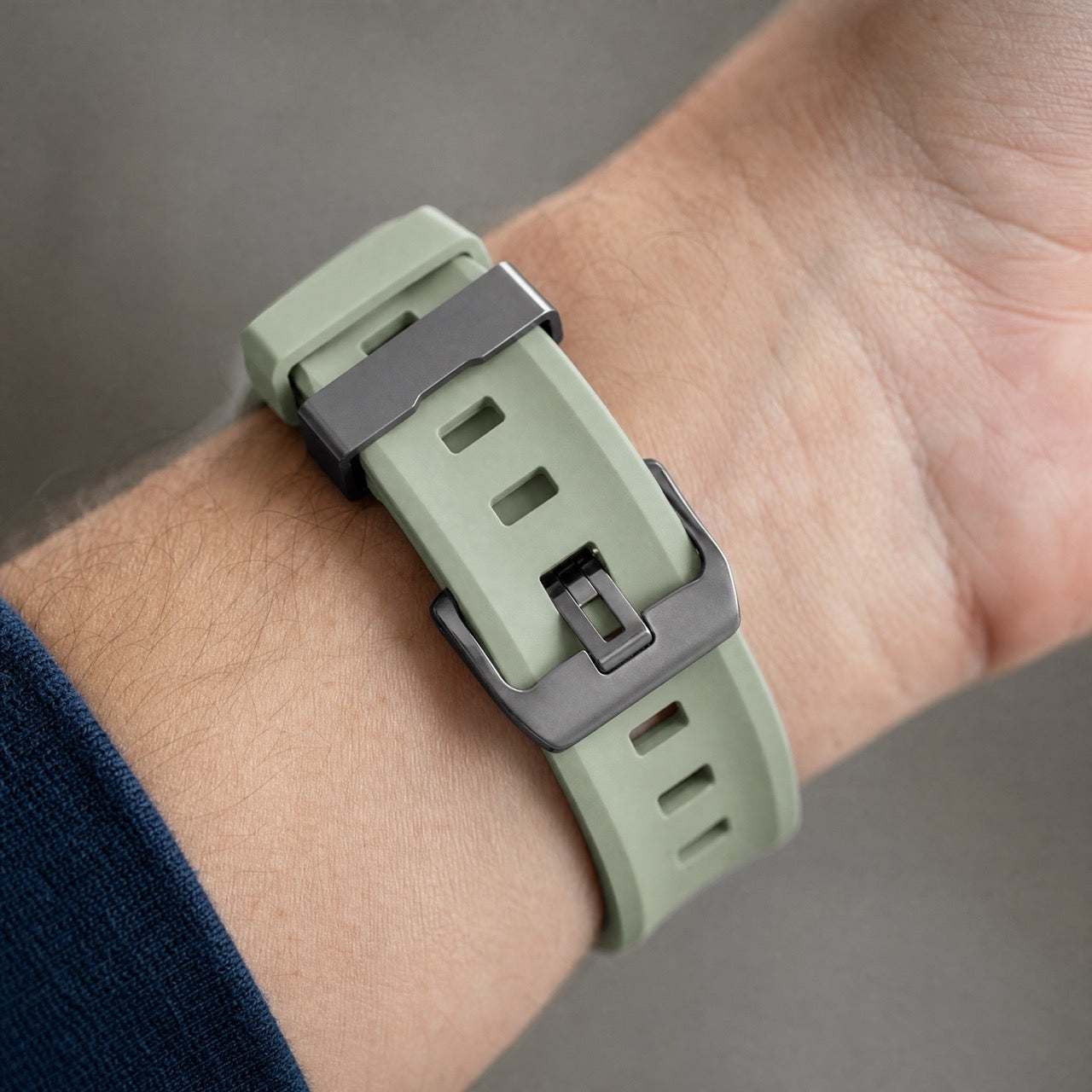 Apple Watch siliconen Ranger bandje - groen