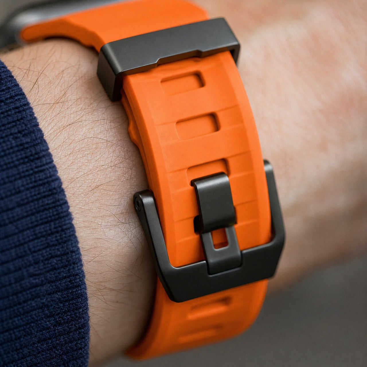 Apple Watch siliconen Ranger bandje - oranje