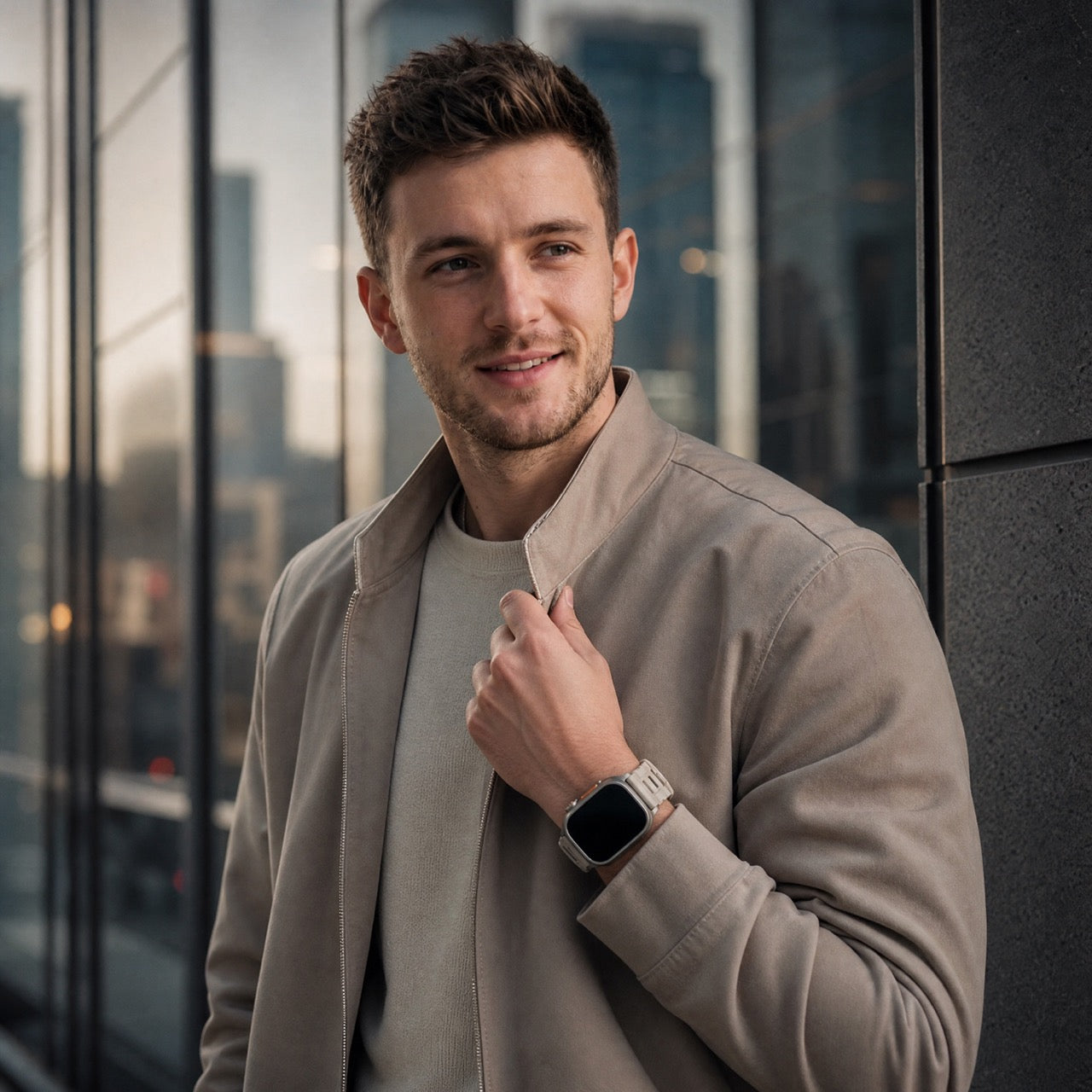 Apple Watch siliconen Ranger bandje - sterrenlicht