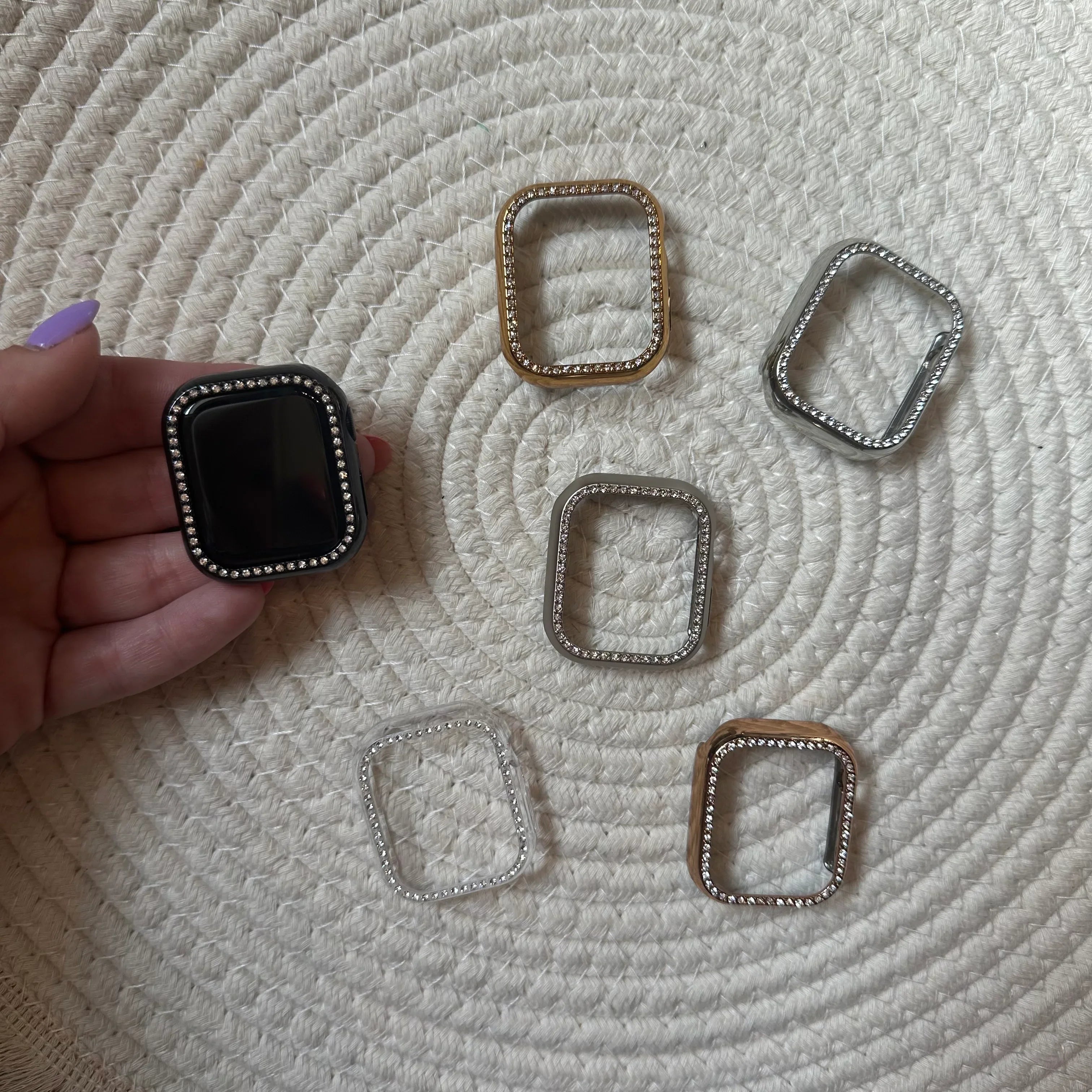 Apple Watch Diamond case - rose goud