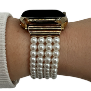 Apple Watch bandje - sieraad - Wit