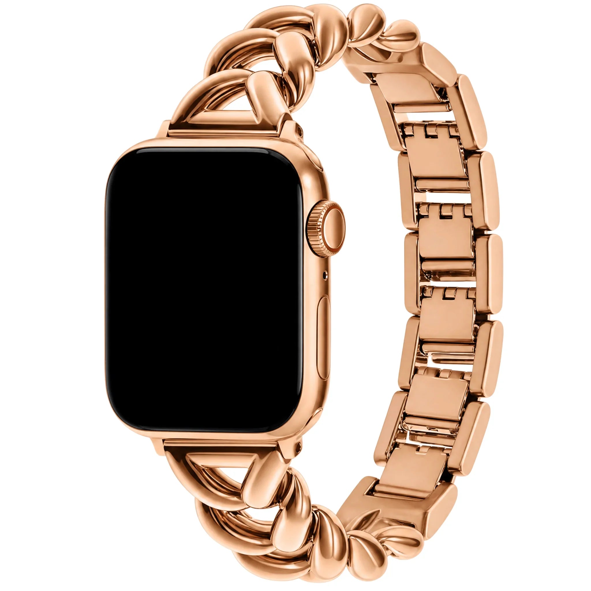 Apple Watch bandje Lisa - staal - rose goud