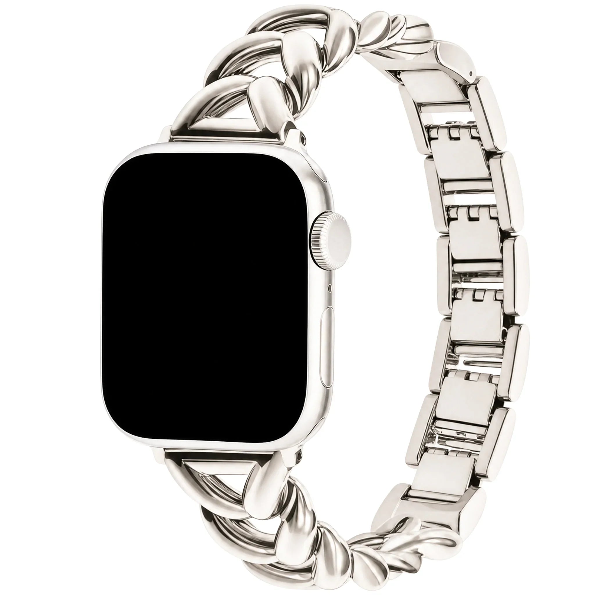 Apple Watch bandje Lisa - staal - sterrenlicht