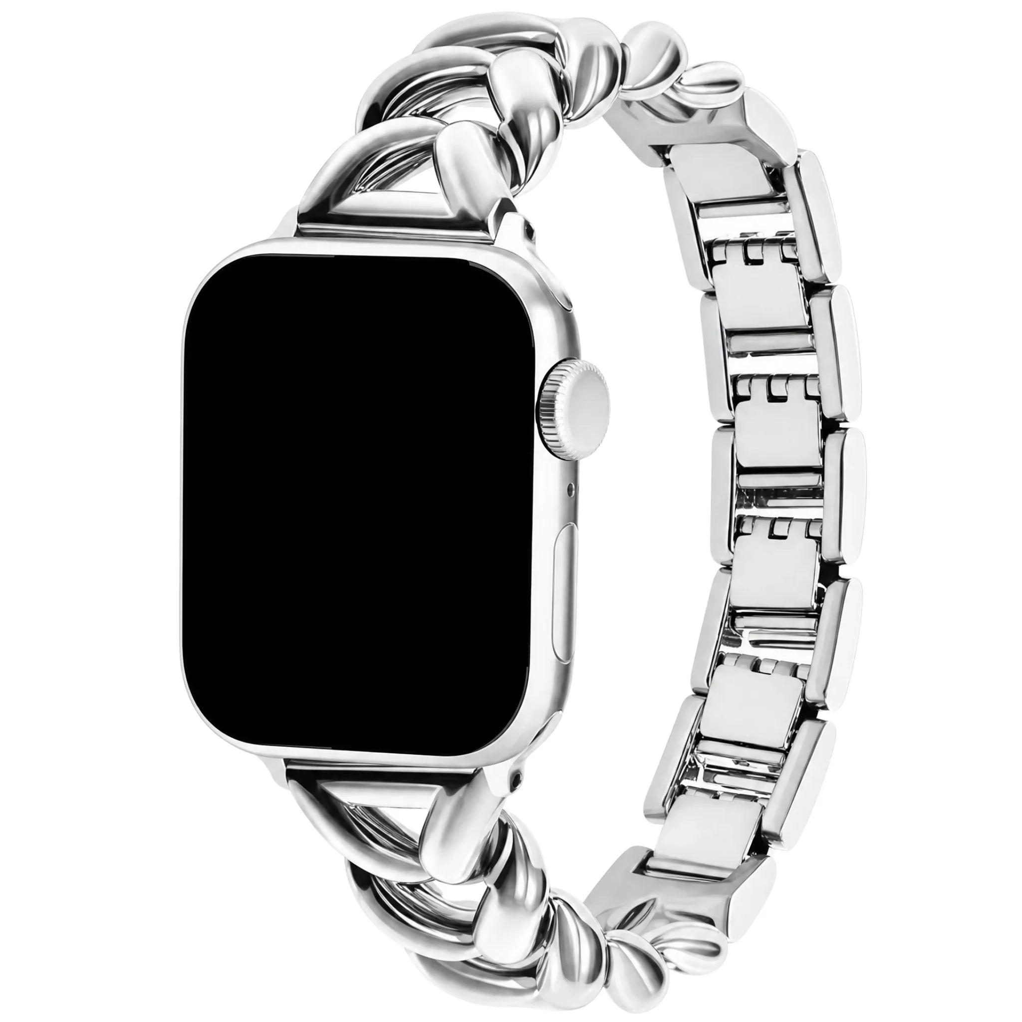 Apple Watch bandje Lisa - staal - zilver