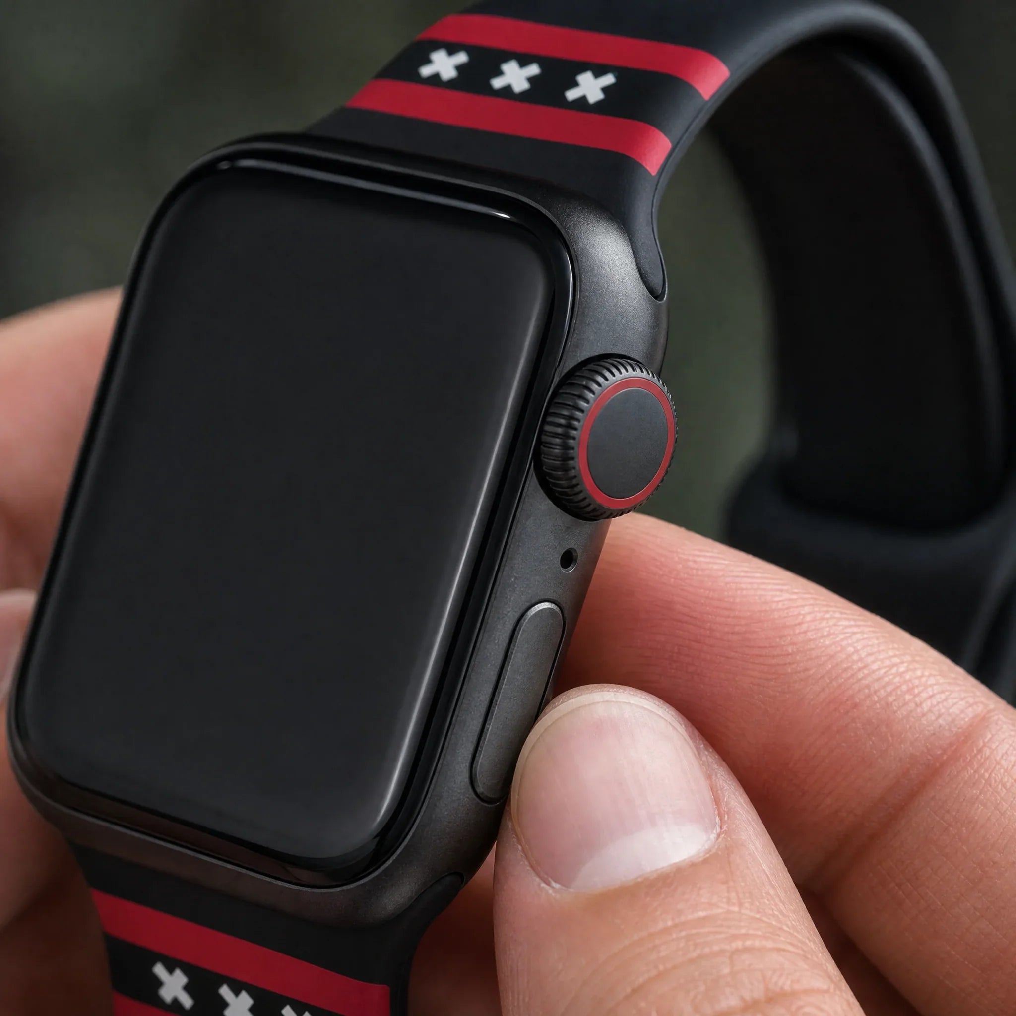 Apple Watch print bandje - siliconen - Amsterdam XXX