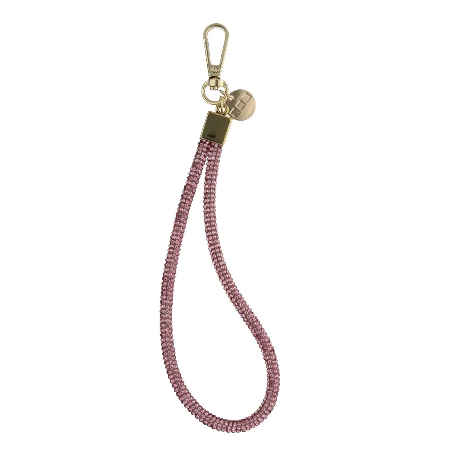 Telefoonkoord Diamond - roze - goud