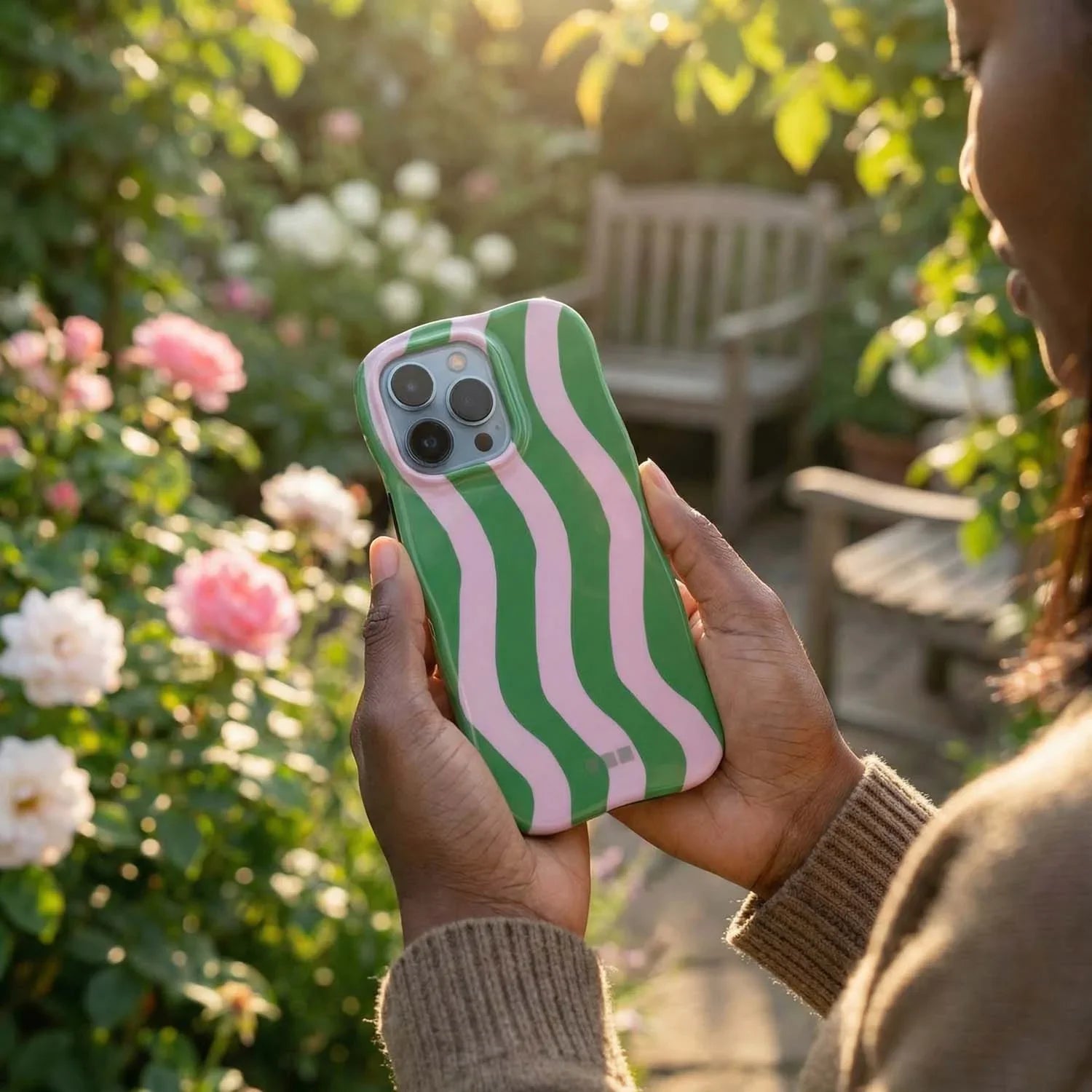 iPhone hoesje Candy - groen lila