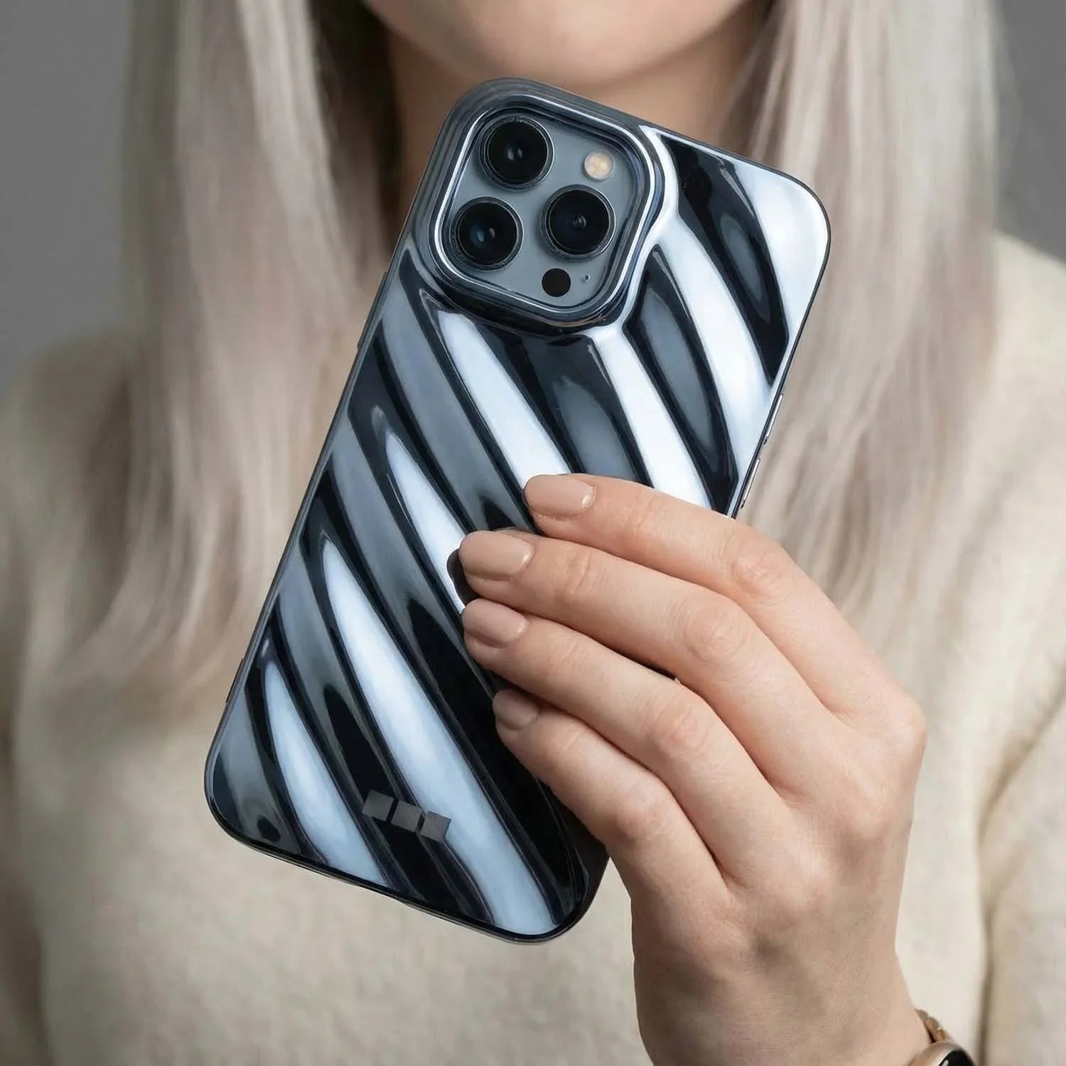 iPhone hoesje Lustra - blauw