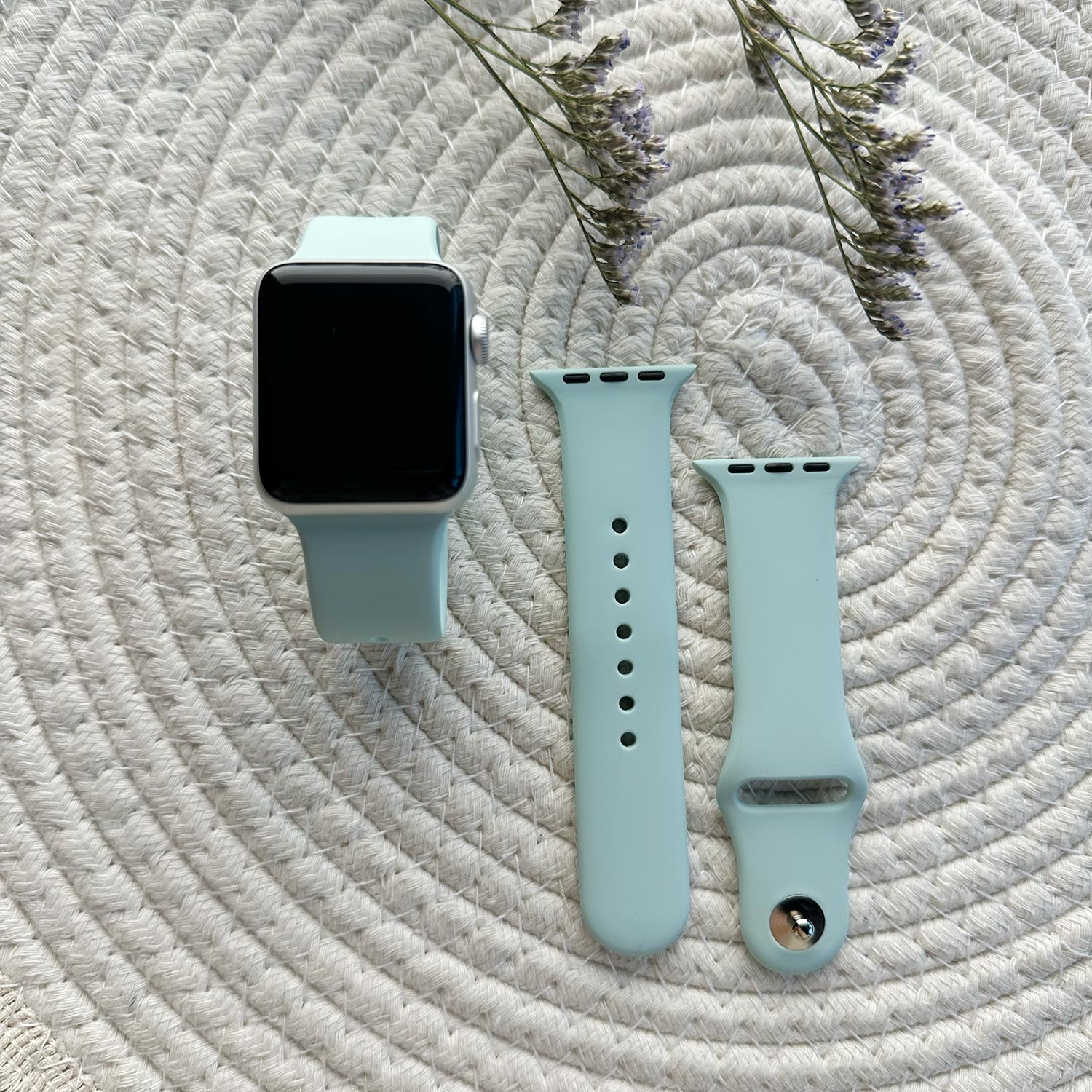 Apple watch sport band - beryl - 7440849369341 - 123watches - Sfeer - Verkrijgbaar in verschillende kleuren