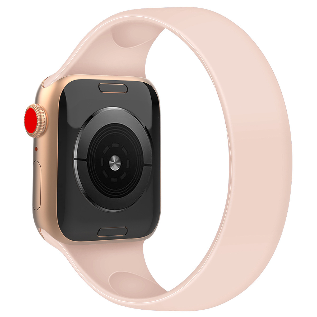 Apple Watch sport solo loop band - pink sand
