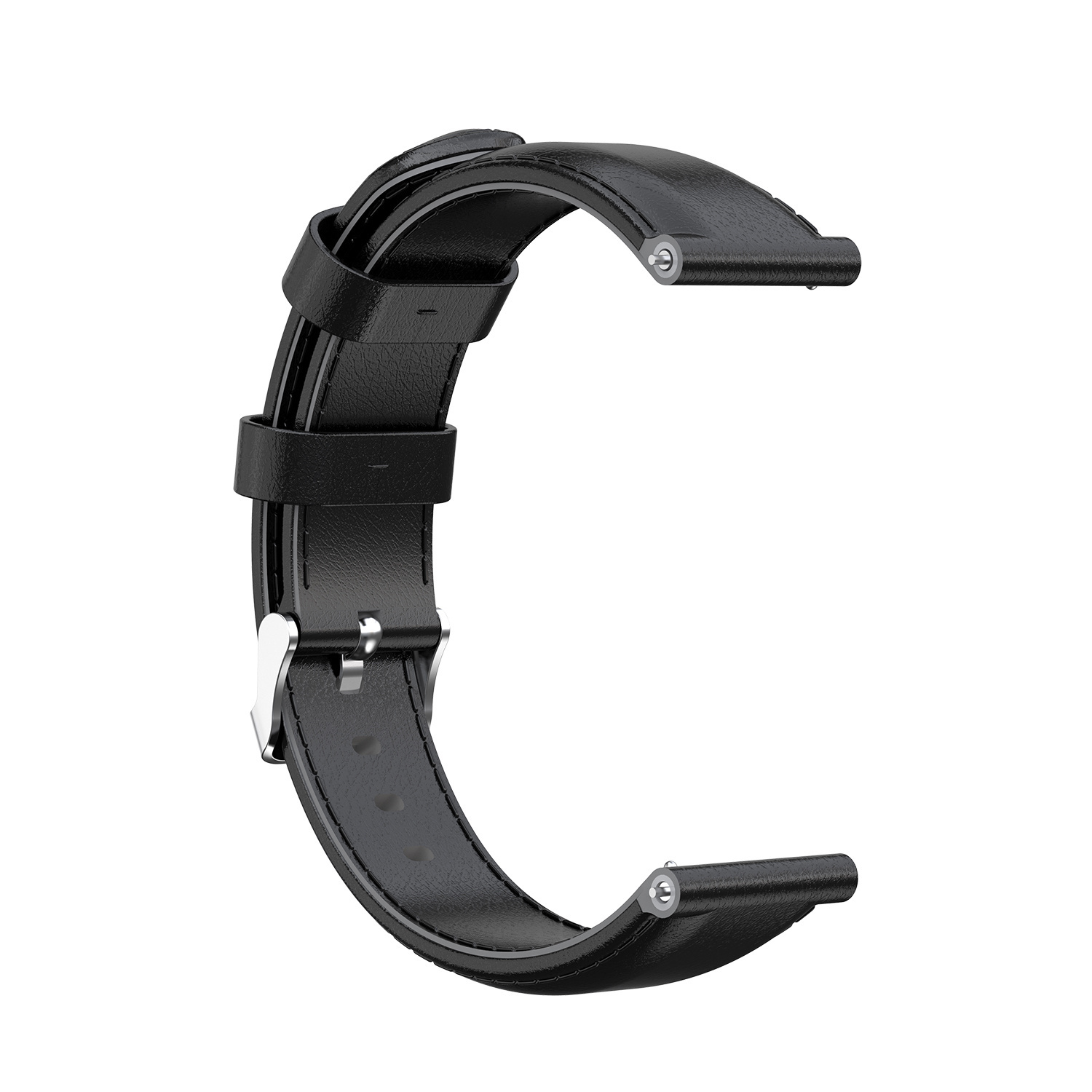 Samsung Galaxy Watch leren band - zwart