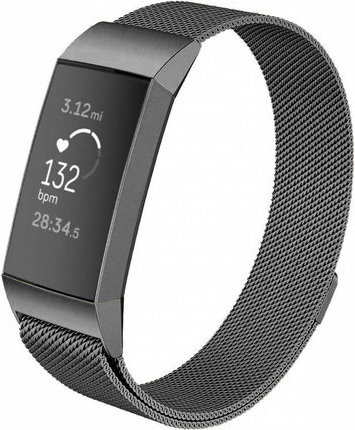 Fitbit Charge 3 & 4 milanese band - space gray