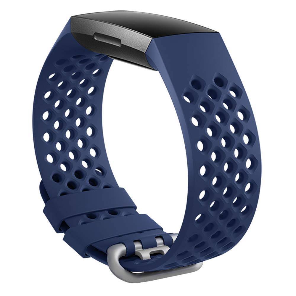 Fitbit Charge 3 & 4 sport point band - donkerblauw