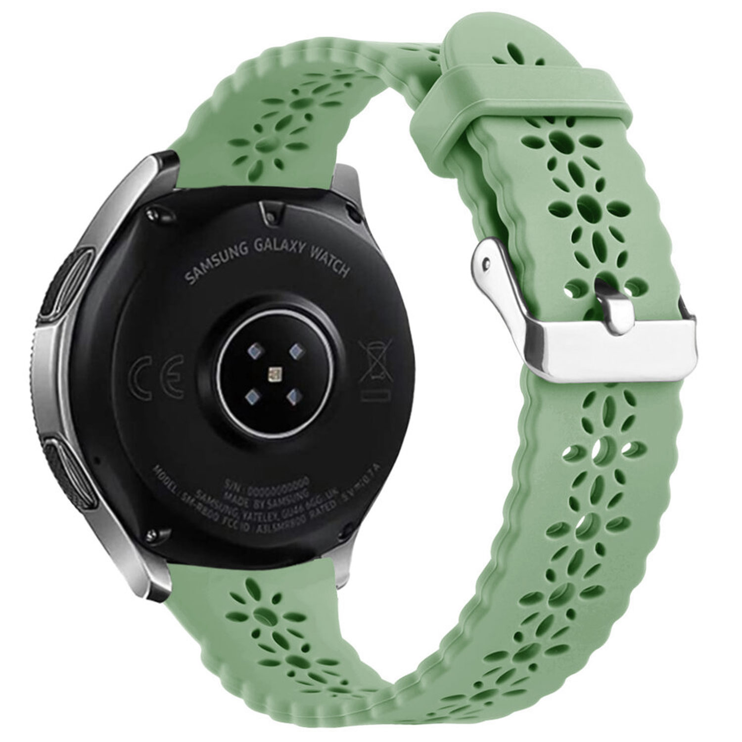 Samsung-Galaxy-Watch-Siliconen-Bright-Band-Groen-7440850296209-123watches-2