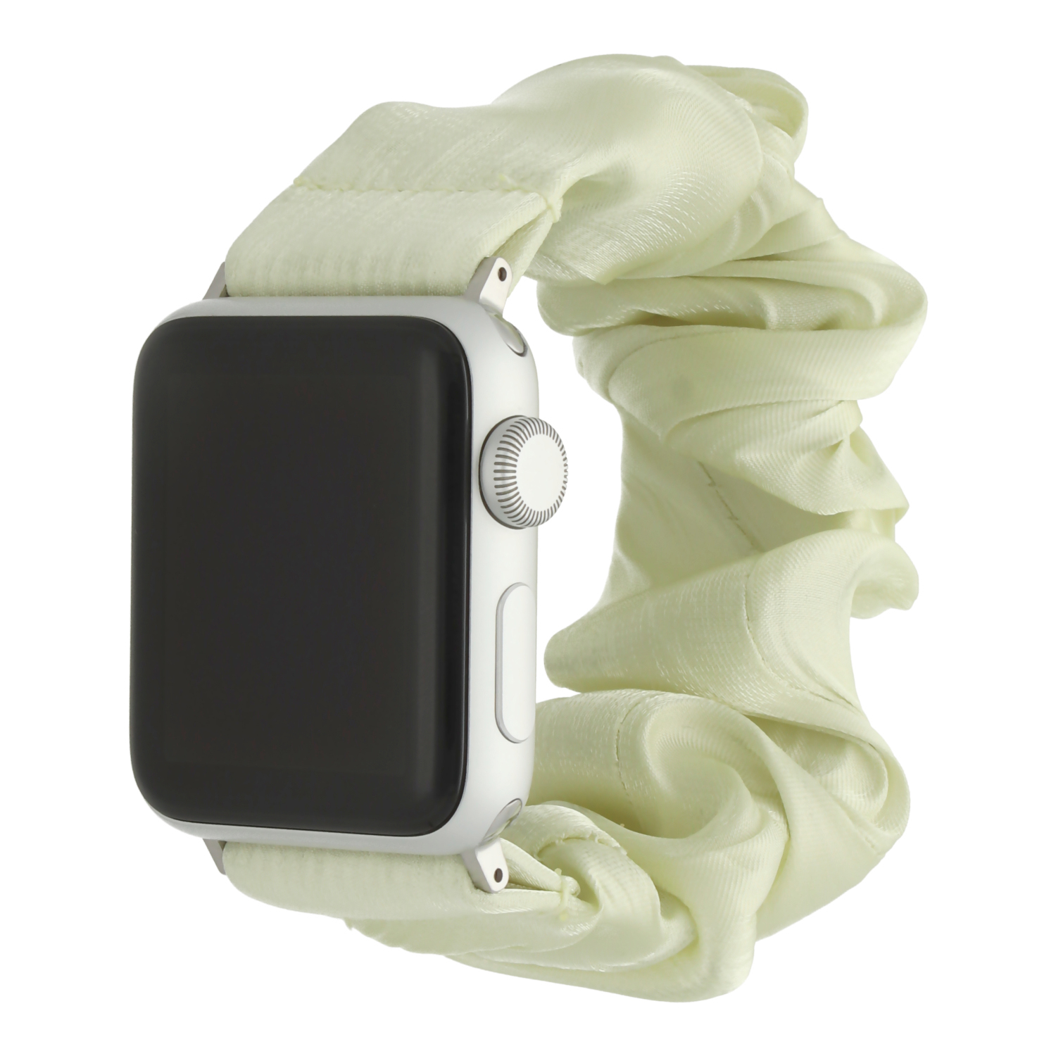 Apple Watch nylon Scrunchie band - limoen - 7440850326340 - 123watches