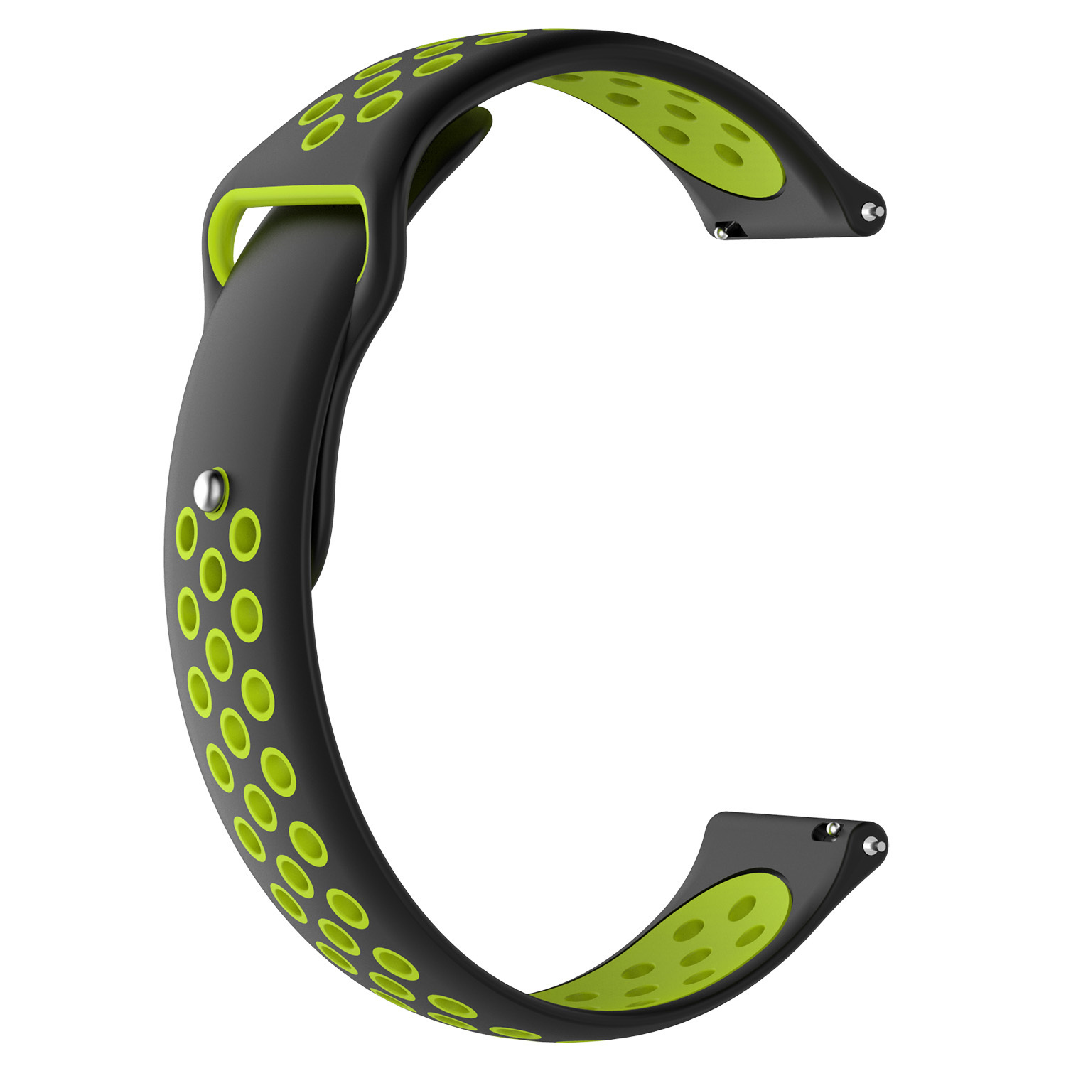 Huawei Watch GT dubbel sport band - zwart groen