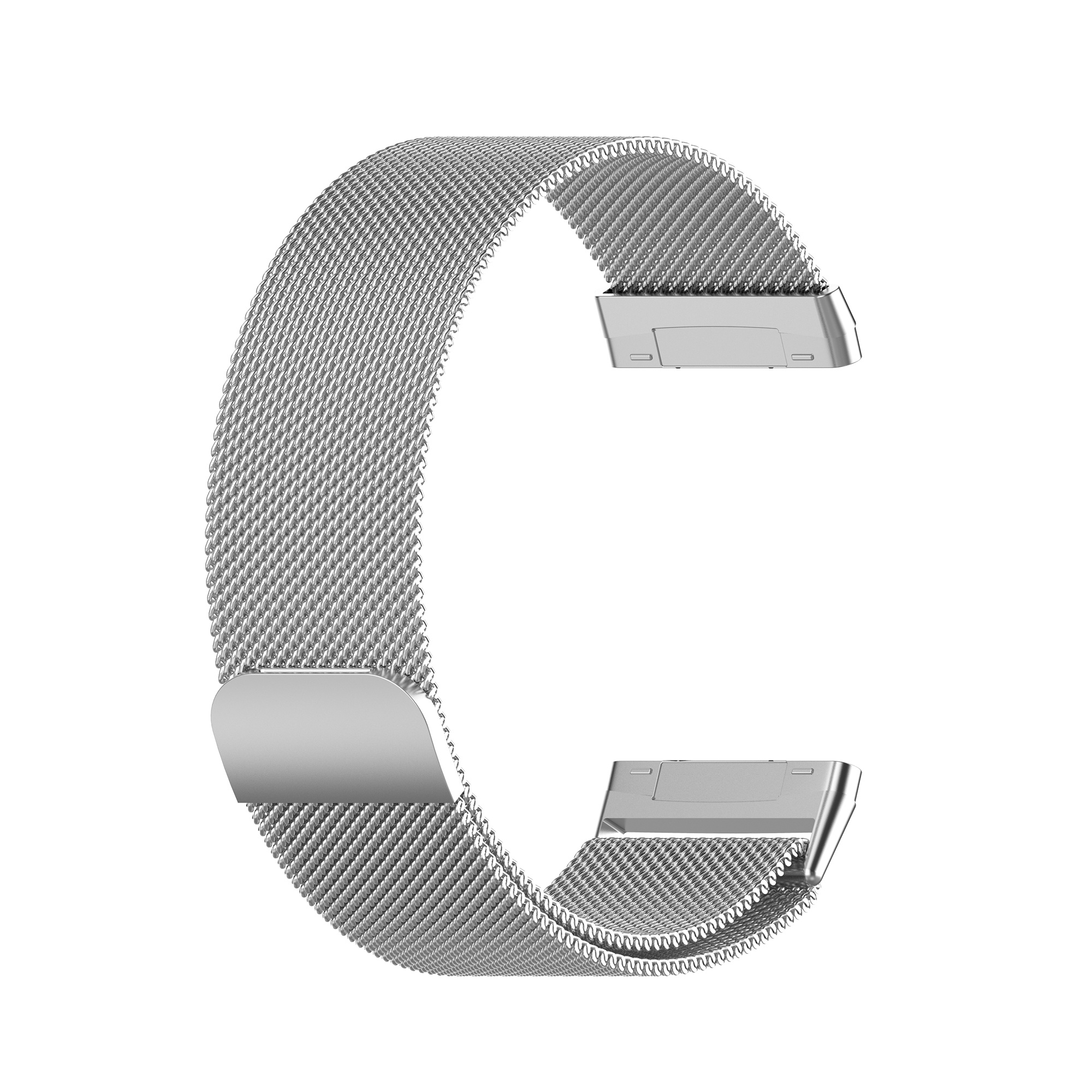 Fitbit Versa 3 / Sense milanese band - zilver