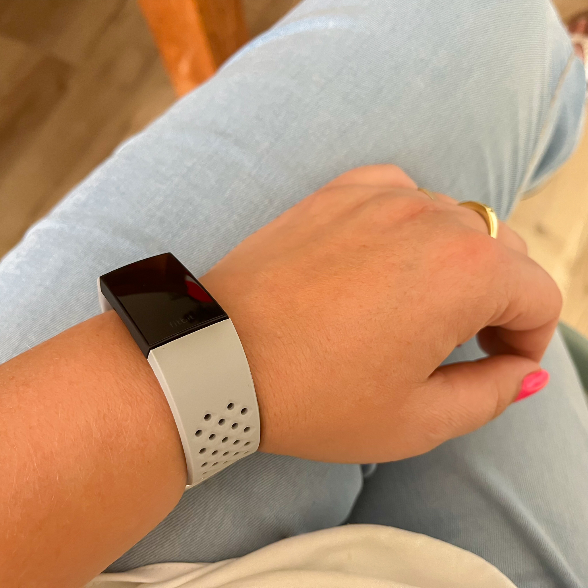 Fitbit Charge 3 & 4 sport point band - grijs