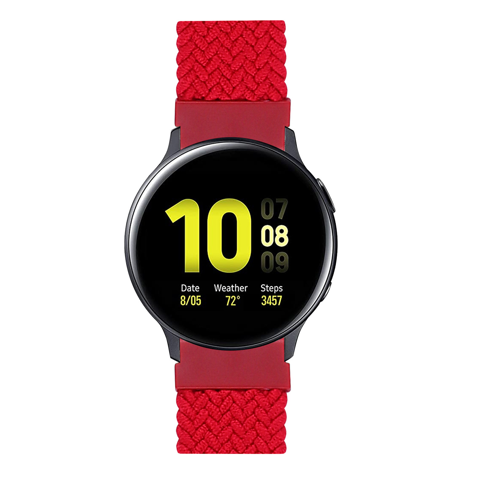 Samsung Galaxy Watch nylon gevlochten solo band - rood