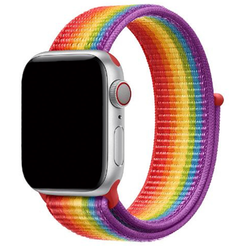 Apple Watch nylon geweven sport band  - kleurrijk