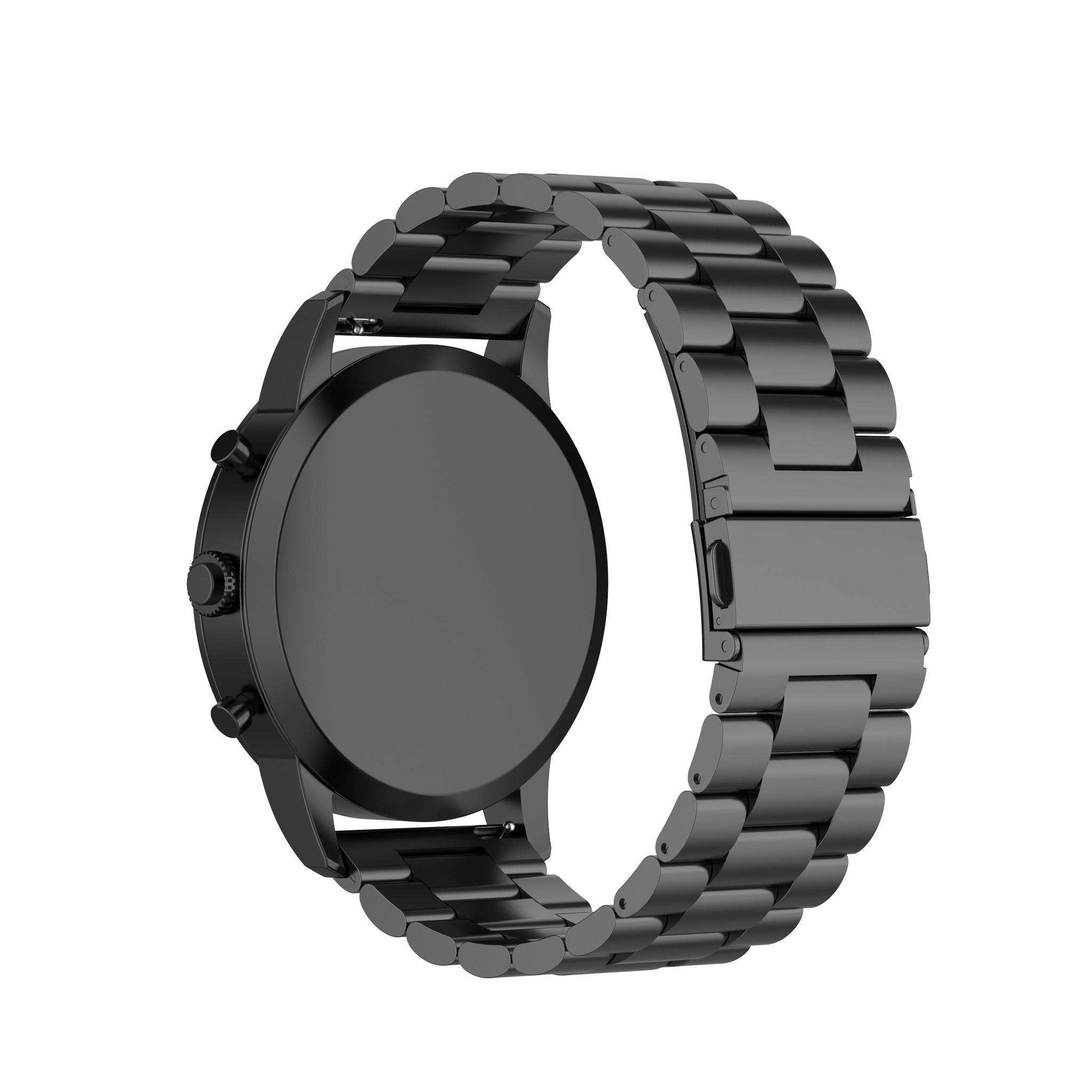 Huawei Watch GT kralen stalen schakel band - zwart