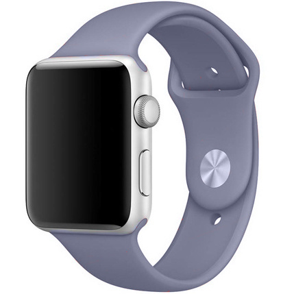 Apple Watch sport band - lavendel grijs