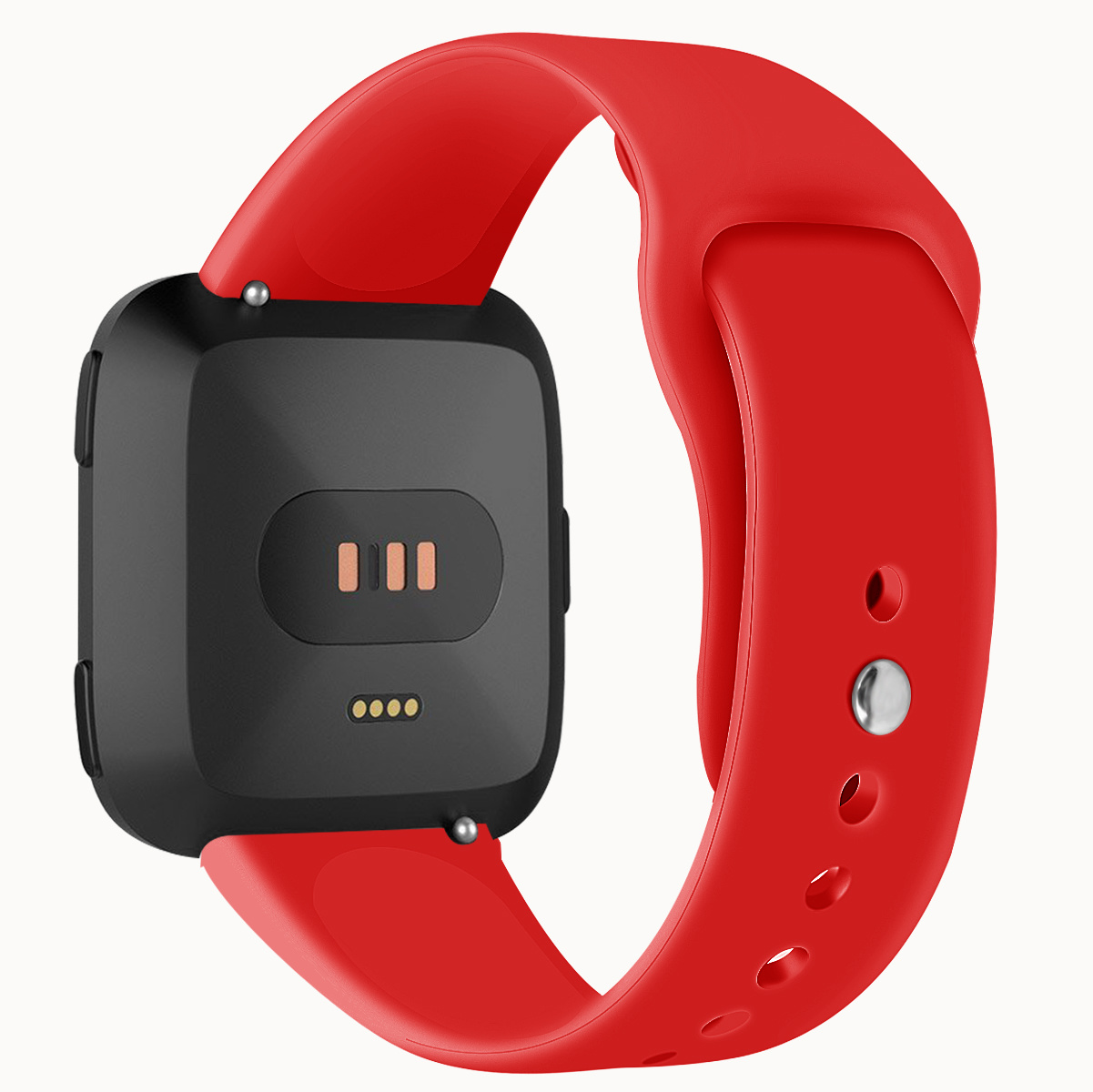 Fitbit Versa silicone sport band - rood
