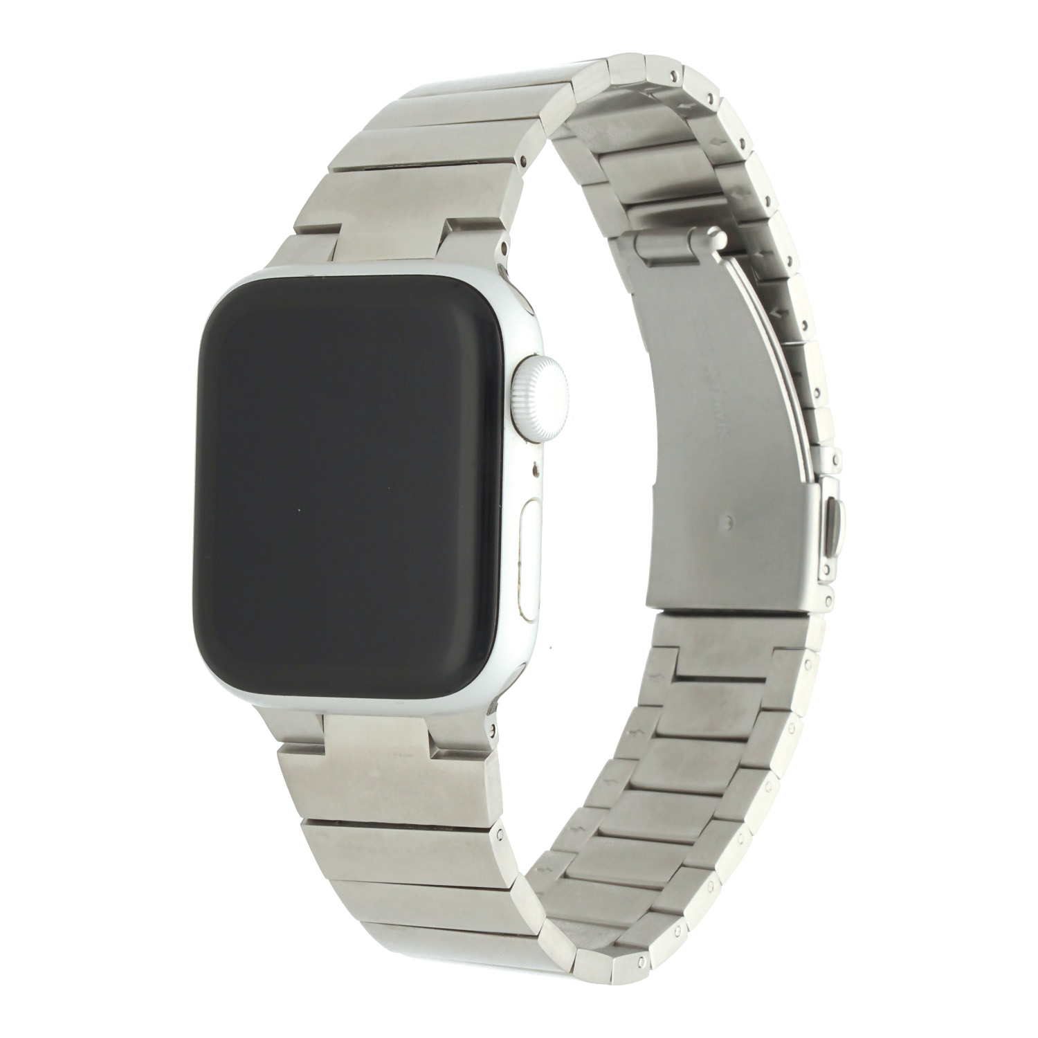 Apple Watch stalen schakel band - zilver - P7435110159110 - 123watches