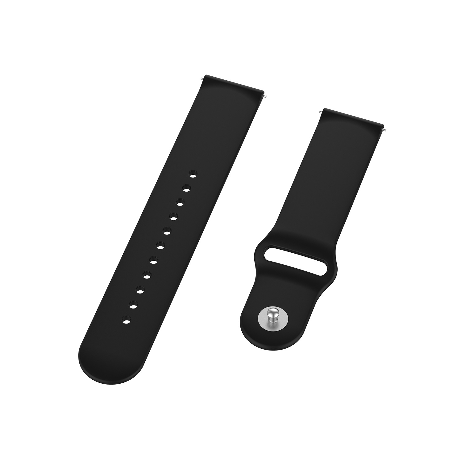 Samsung Galaxy Watch silicone sport band - zwart