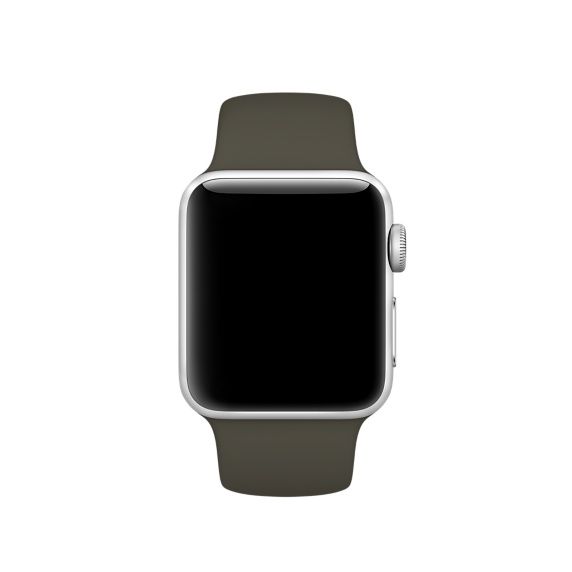Apple Watch sport band - donker olijf