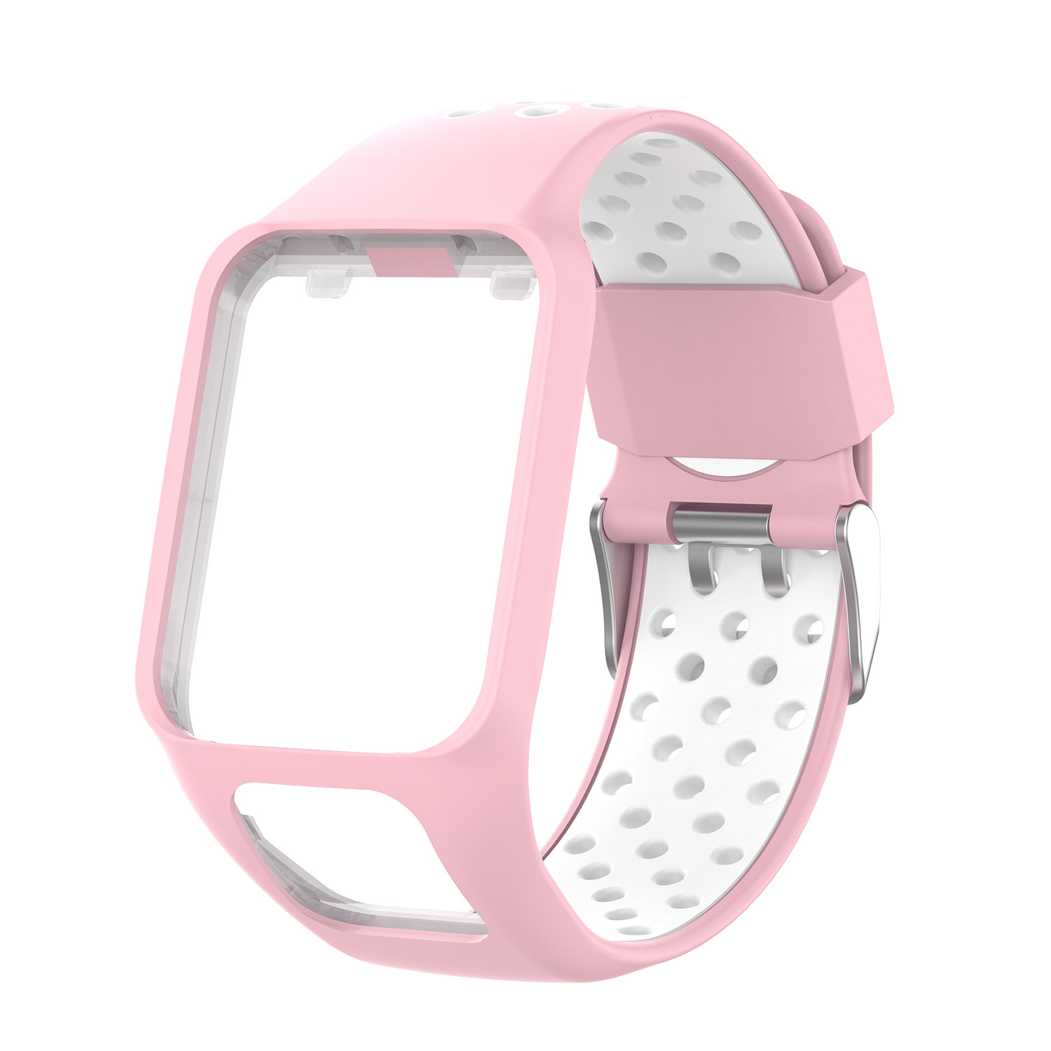 TomTom Runner / Spark / Adventure dubbel sport band - roze wit