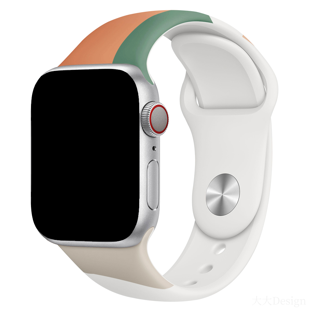 Apple Watch Sport Band - Mango Groen