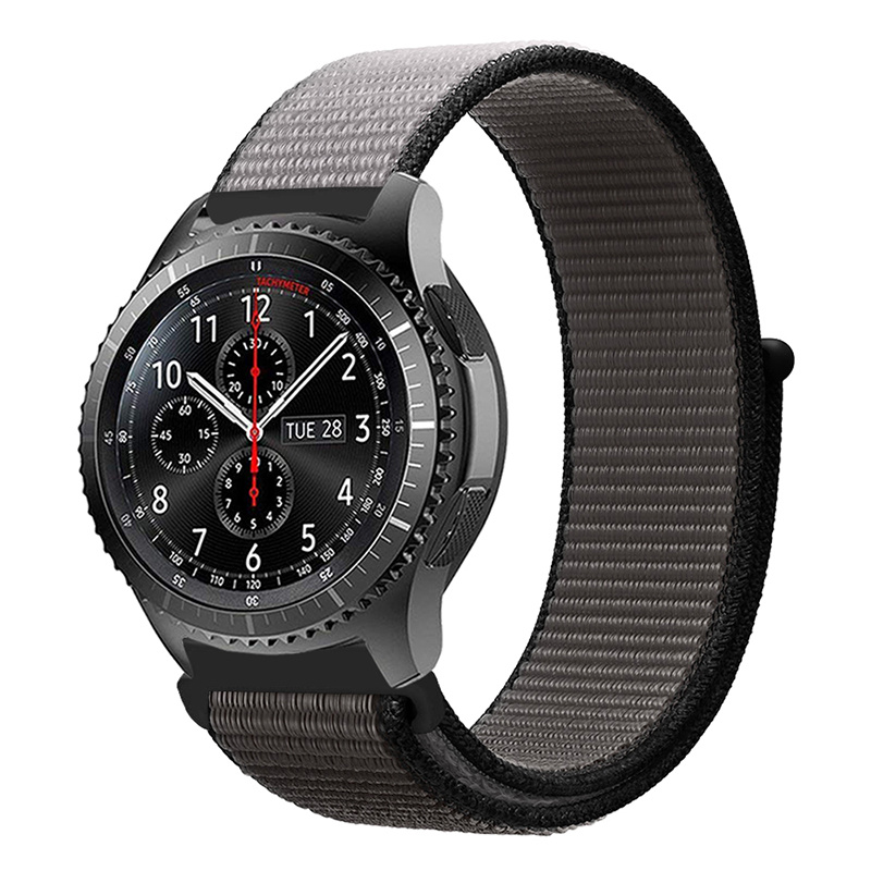Samsung Galaxy Watch nylon band - anker grijs