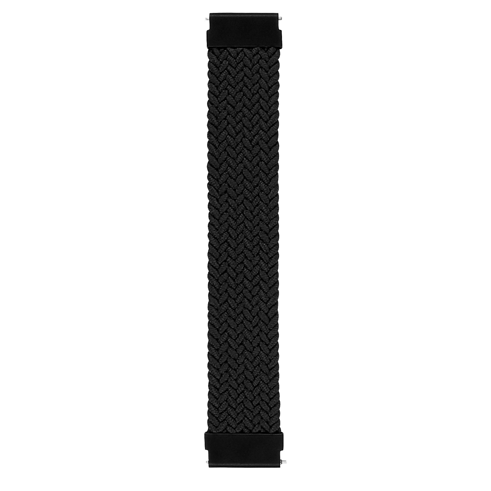 Samsung Galaxy Watch nylon gevlochten solo band - zwart