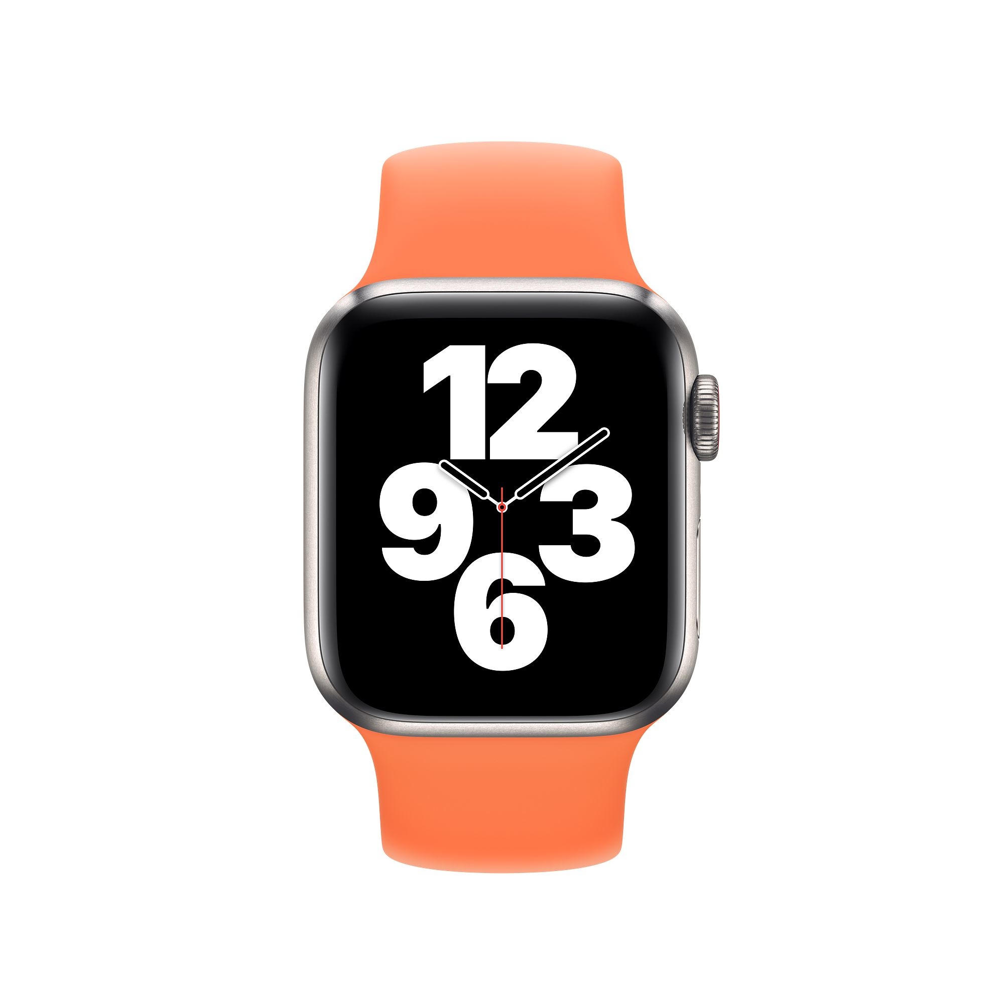 Apple Watch sport solo loop band - kumquat