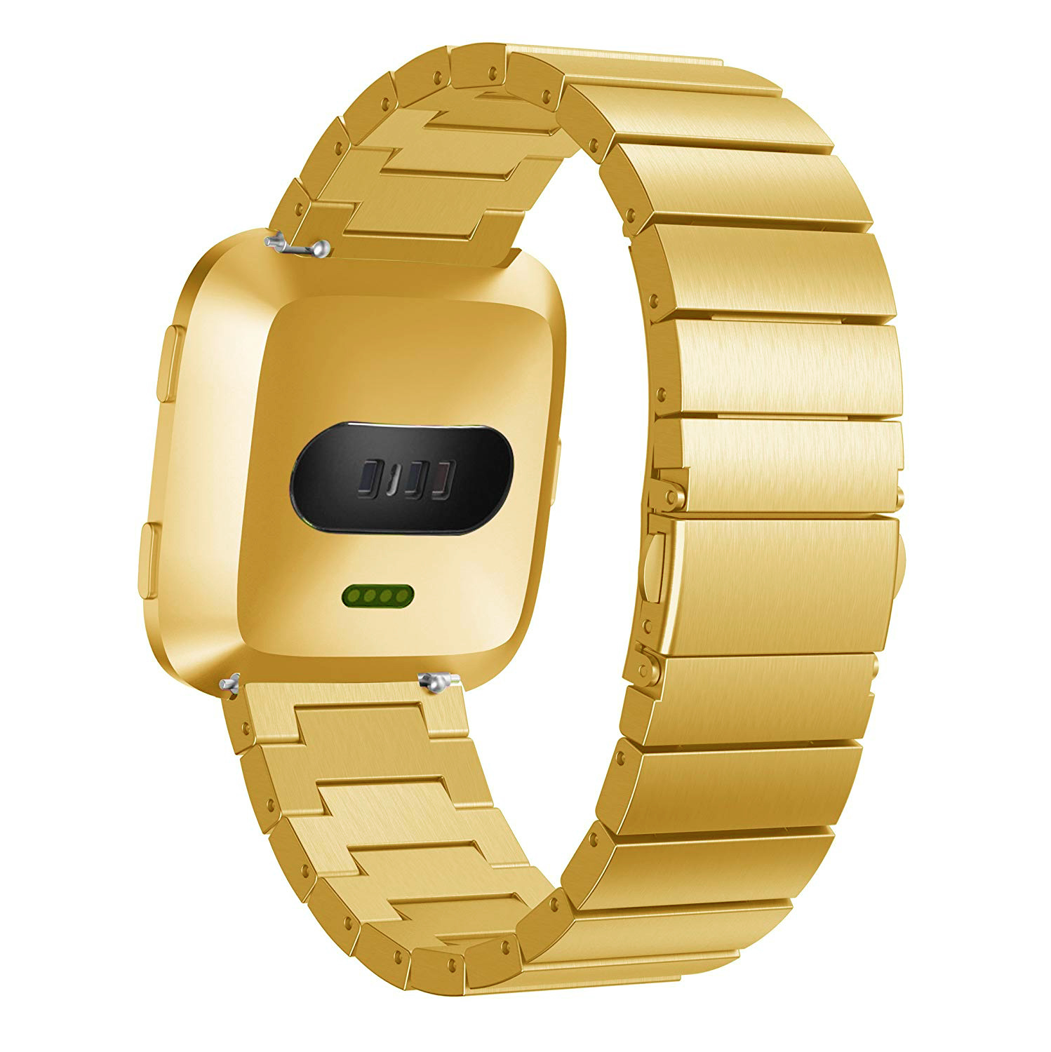 Fitbit Versa stalen schakel band - goud