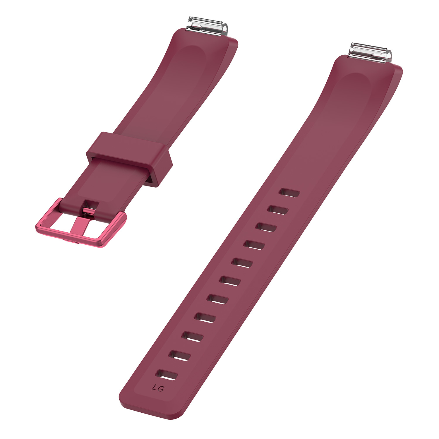 Fitbit Inspire sport band - wijnrood