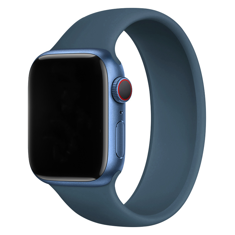 Apple Watch Sport Solo Loop Band - Afgrond Blauw