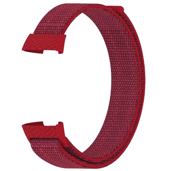 Fitbit Charge 3 & 4 nylon band - rood